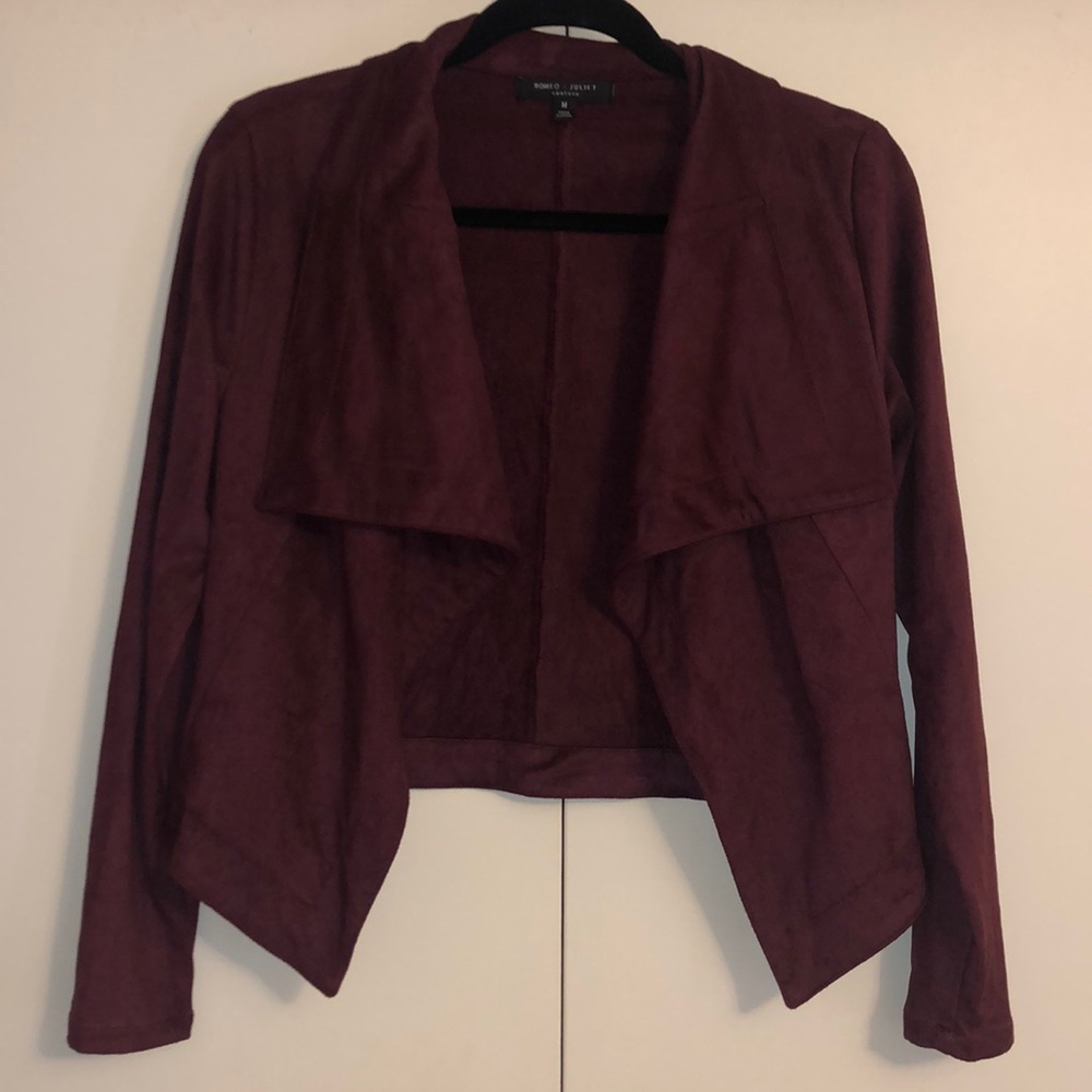 Suede Cardigan